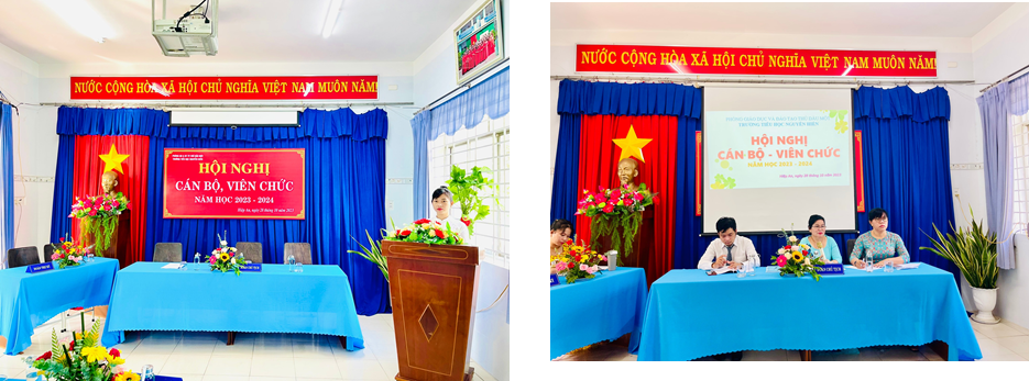 HỘI NGHỊ CÔNG CHỨC VIÊN CHỨC NĂM HỌC 2023-2024