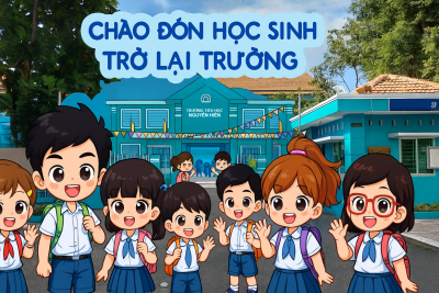 Chào đón các em học sinh tựu trường chuẩn bị năm học mới