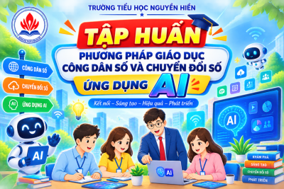 Tập huấn phương pháp giáo dục Công dân số và Chuyển đổi số AI