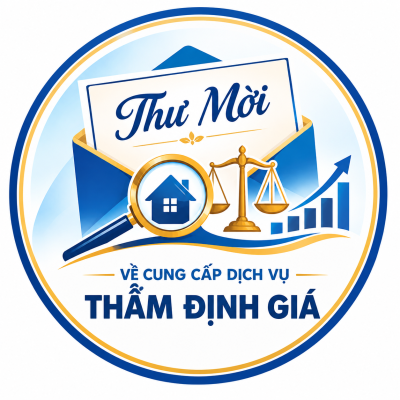 Huy hiệu thư mời thẩm định giá