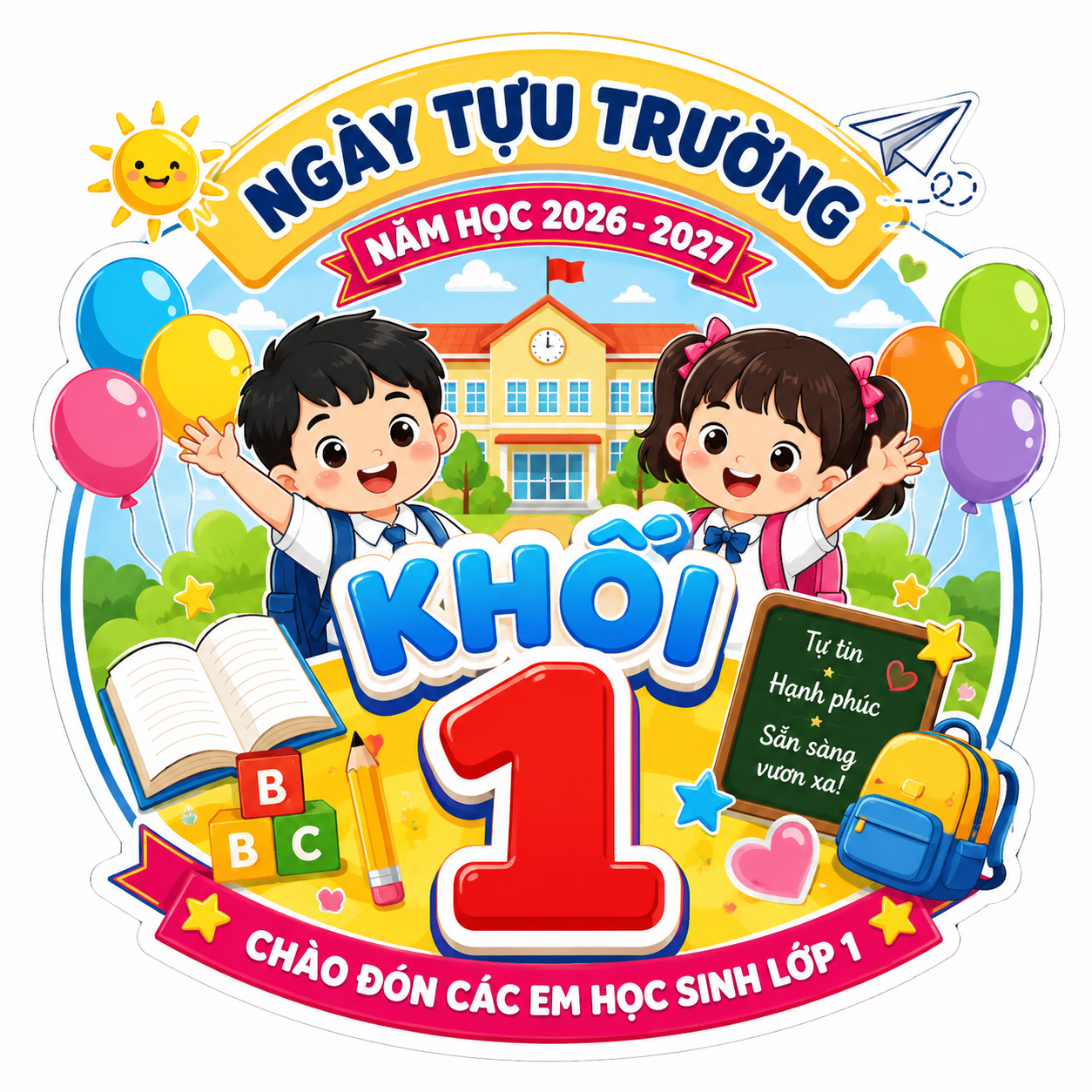 Ngày tựu trường – chào đón học sinh khối 1 và 5 - năm học 2026–2027